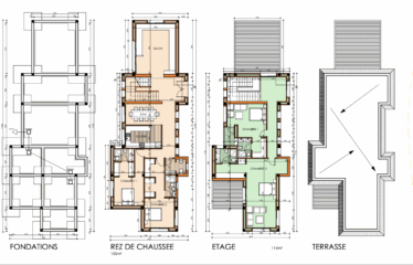 Villa semi-finie – Vue mer
