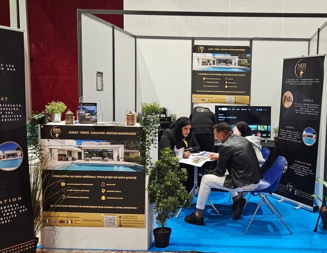 NKH Tanger Immo au Salon Sakane Expo 2025 à Montpellier