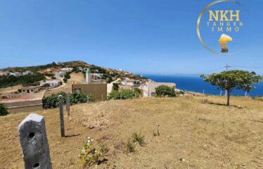 🌊 Terrain à vendre à Zrarah – 830 m² avec magnifique vue mer