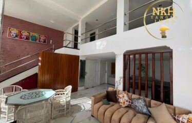 Maison R+2 vue mer à vendre à Tanger – 6 chambres, jardin et garage