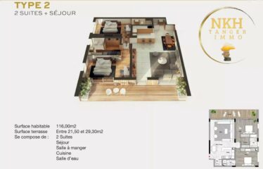 Appartements haut standing à Malabata Hills  – Tanger