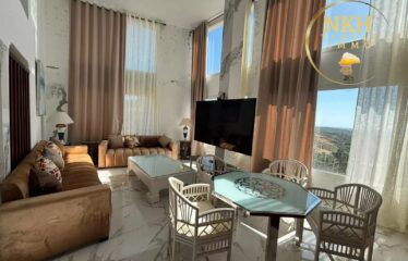 Maison R+2 vue mer à vendre à Tanger – 6 chambres, jardin et garage