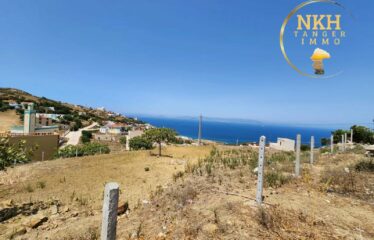 🌊 Terrain à vendre à Zrarah – 830 m² avec magnifique vue mer